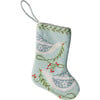 Mini Peace on Earth Stocking, Blue - Stockings - 1 - thumbnail