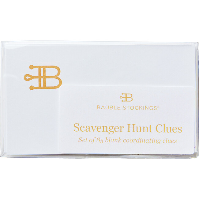 Bauble Stockings Scavenger Hunt Clues - Paper Goods - 1