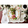 Mini Holiday Greetings Stocking, Green and Pink - Stockings - 2
