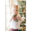 Mini Holiday Greetings Stocking, Green and Pink - Stockings - 3