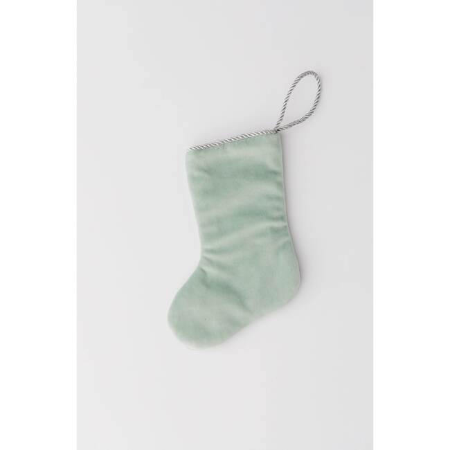 Mini Peace on Earth Stocking, Blue - Stockings - 6