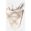 Collins square scarf, Beige - Dog Bandanas & Neckties - 3
