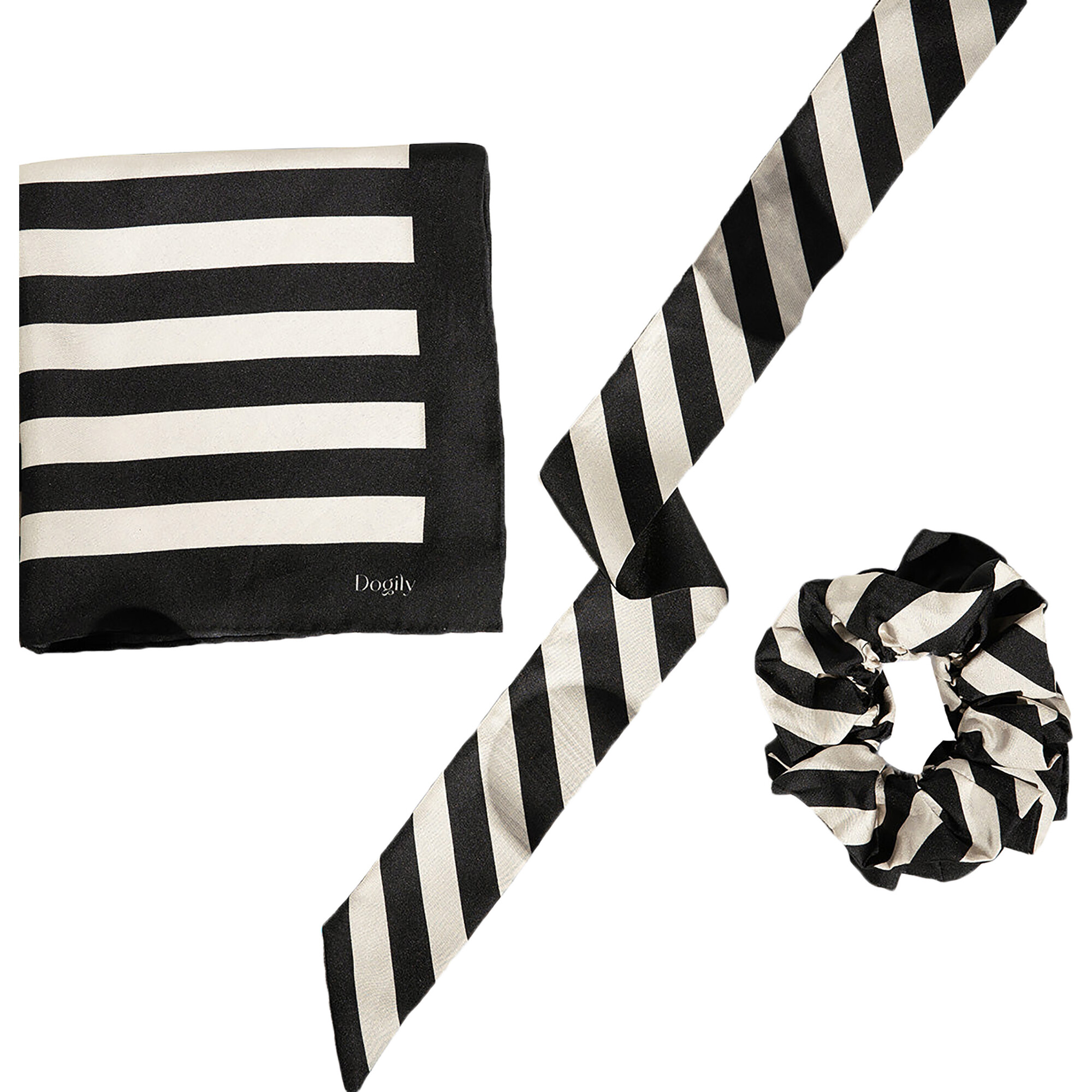 Serene Set, Black - Dog Bandanas & Neckties - 1