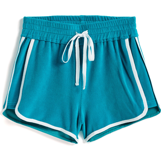 Terry Track Short, Blue