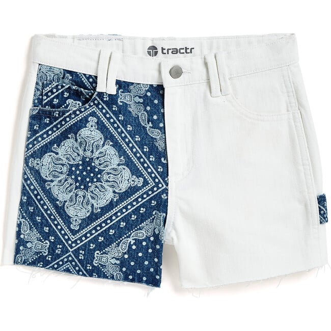 High Rise Bandana Print Short, Bandana