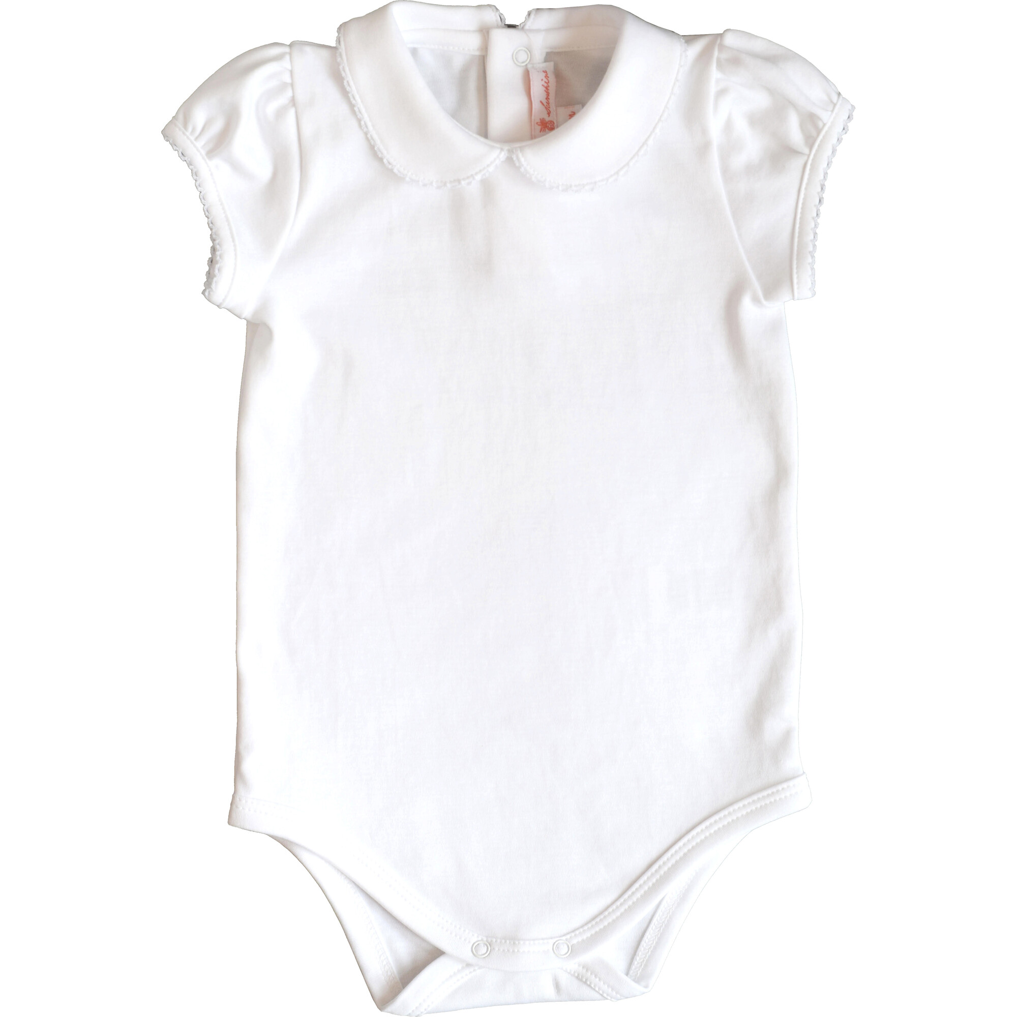 White Puff Sleeve Onesie - Onesies - 1