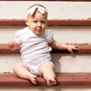 White Puff Sleeve Onesie - Onesies - 2