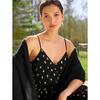 Cashmere Travel Wrap, Black - Scarves - 4