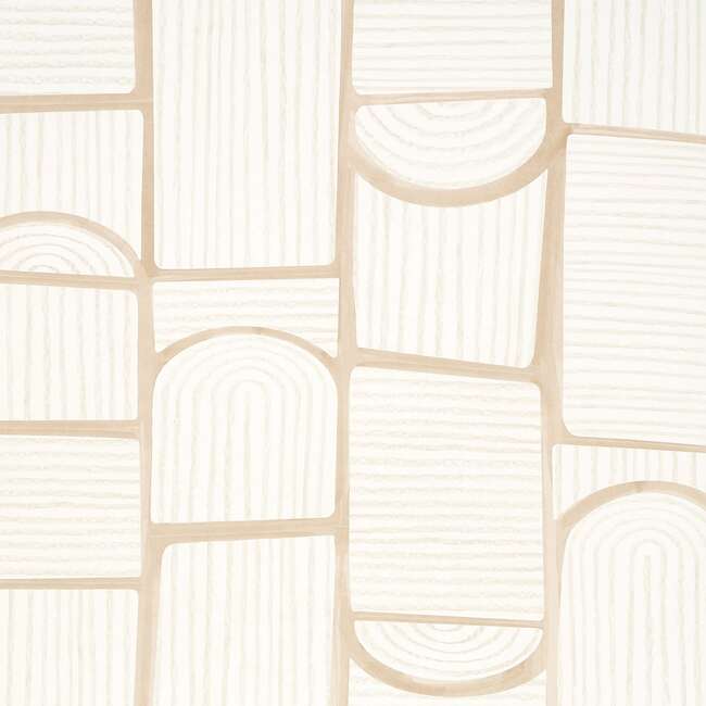 Bloomsbury Wallpaper, Warm White - Wallpaper - 3