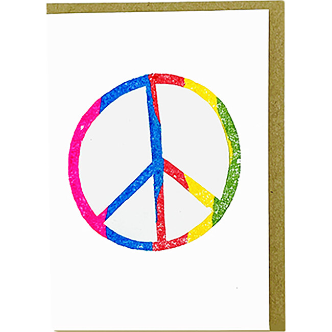 Peace Sign Mini Note Cards, Set of 6 - Paper Goods - 1