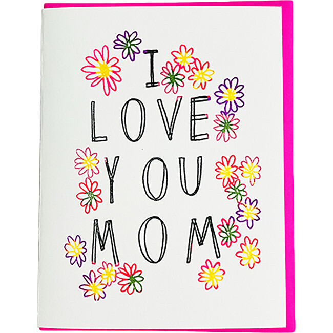 I love You Mom Cards, Set of 6