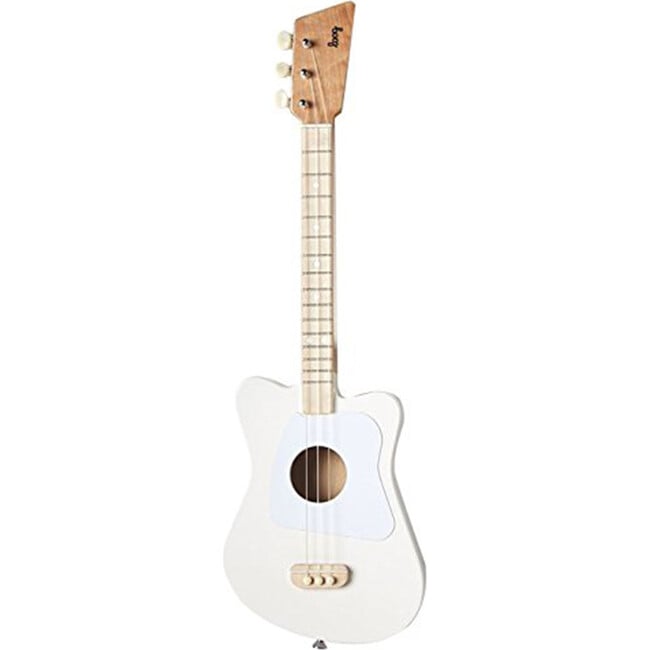 Mini 3-String Guitar, White - Loog Guitars Musical | Maisonette