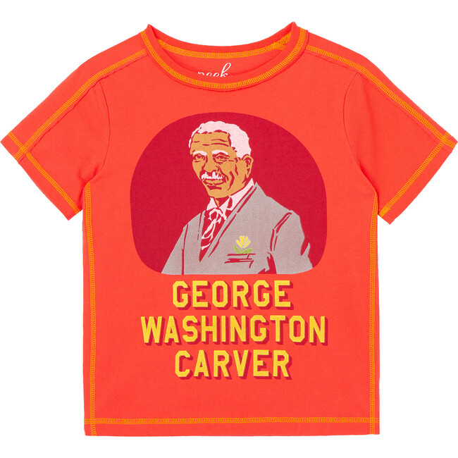 George Washington Carver Tee, Red - Tees - 1