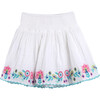 Smocked Pixie Skirt, White - Skirts - 2