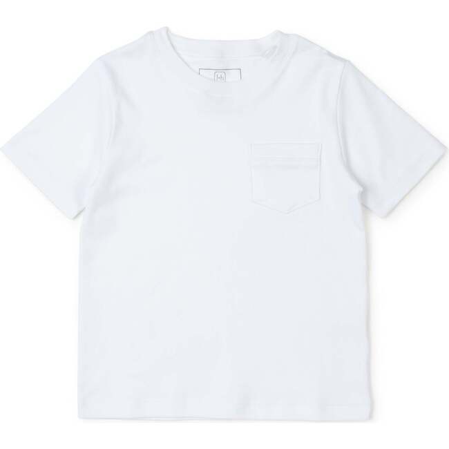 Charles Men's Shortsleeve Pocket T-shirt, White