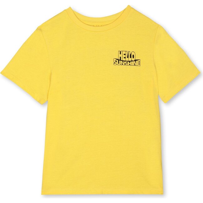 Hello Sunshine T-Shirt, Yellow - Tees - 1