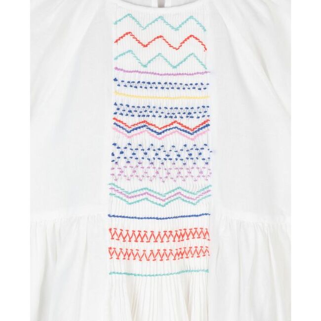 Smock Dress, Ecru - Dresses - 2