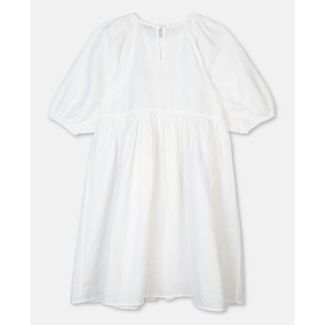 Smock Dress, Ecru - Dresses - 3