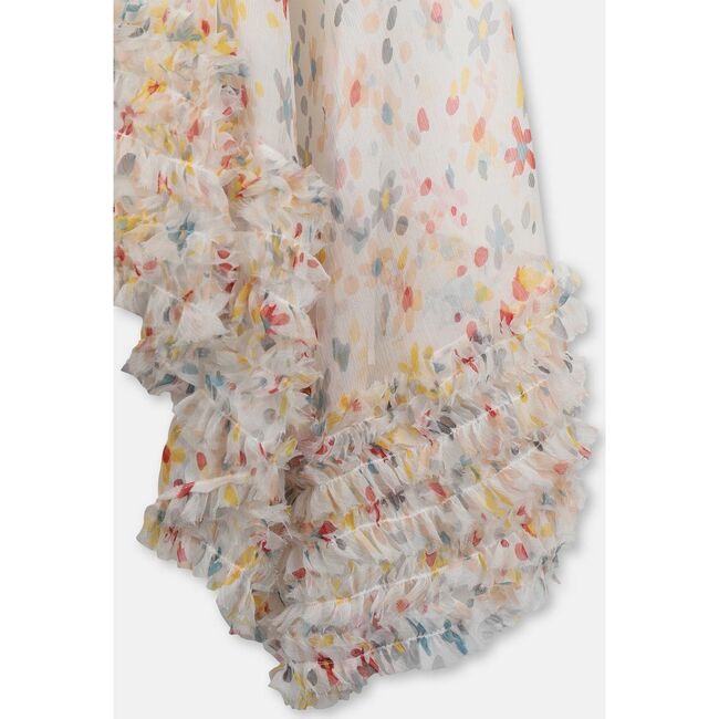 Silk Flower Maxi Dress, Multi - Dresses - 3