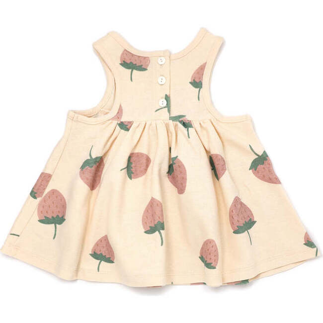 Cotton Terry Tank Dress, Strawberry Print