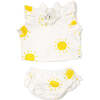 Cotton Slub Lola Top & Tushie Set, Sunshine Print - Mixed Apparel Set - 1 - thumbnail