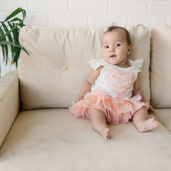Ombre Tutu Tushie, Peach Sherbet - Bloomers - 3