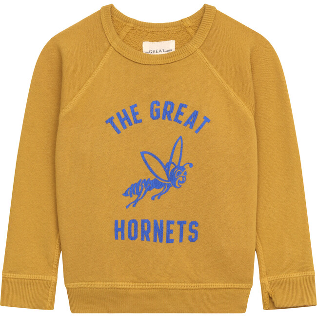 The Little College Sweatshirt, Daisy with Hornet Graphic