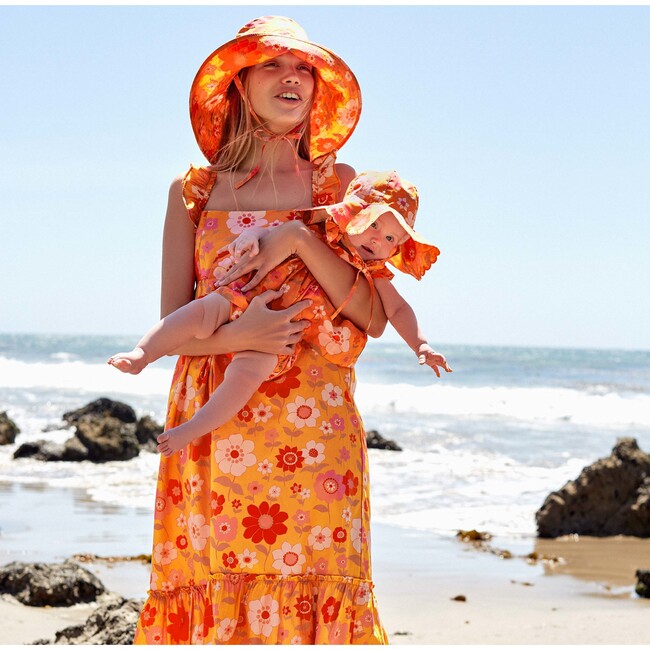 Aubrey Sun Hat, Retro Floral - Hats - 5