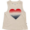 Americana Corazon Tank, D White - Tees - 1 - thumbnail