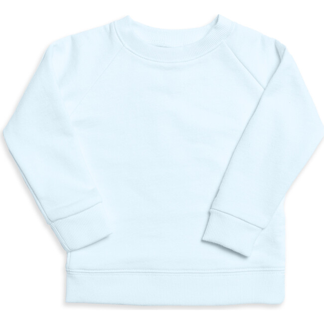 The Organic Daily Pullover, Ice Blue