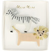 Zebra & Lion Felt Hair Clips - Hair Accessories - 1 - thumbnail