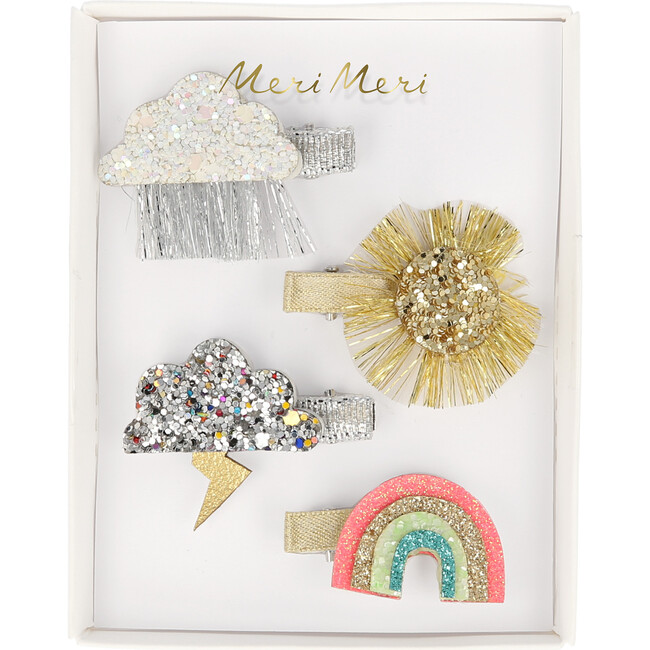 Sparkly Weather Hair Clips - Hair Accessories - 1