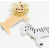 Zebra & Lion Felt Hair Clips - Hair Accessories - 2