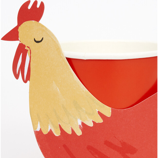 On the Farm Rooster Party Cups - Drinkware - 2