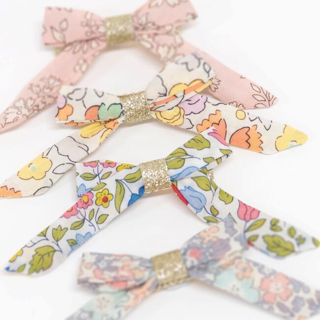 Liberty Floral Bow Hair Clips