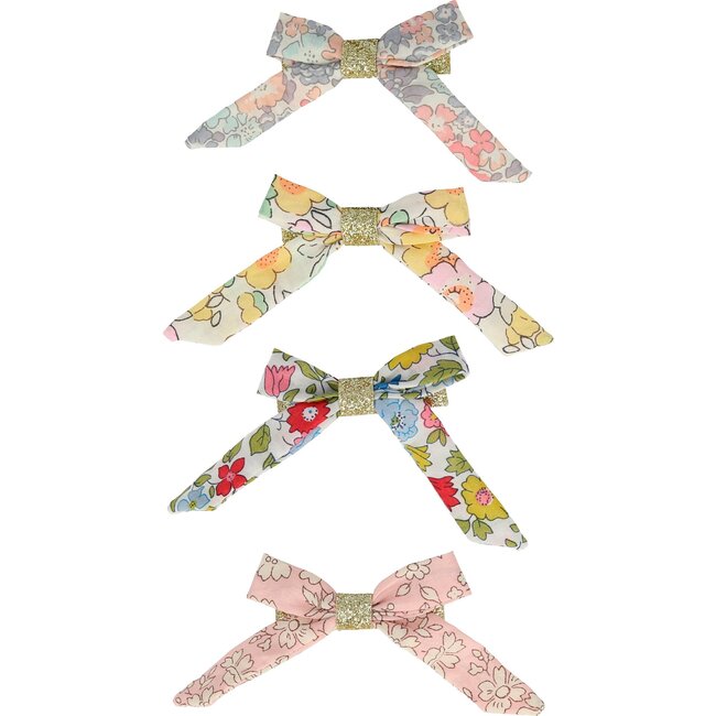 Liberty Floral Bow Hair Clips - Hair Accessories - 4