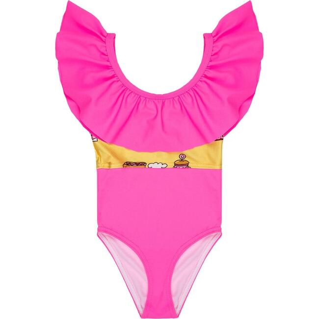 Puff Sleeve Swimsuit So Hungry Certified UV50+