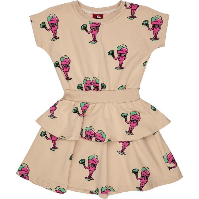 Dress I Love Gelato Khaki