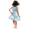 Marble Swirl Tier Dress, Blue - Dresses - 3