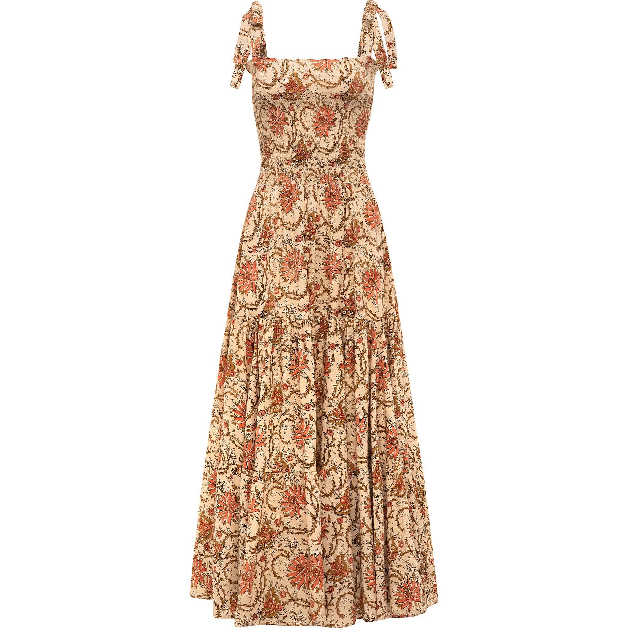 Women's Cali Maxi, Coral Floral - Anna Cate Collection Dresses | Maisonette