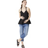 The Women's Eyelet Ella Tank, Black Eyelet - Tees - 1 - thumbnail
