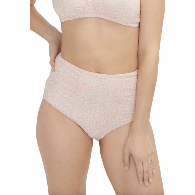 The Women's High Tuck Brief, Blush Leopard