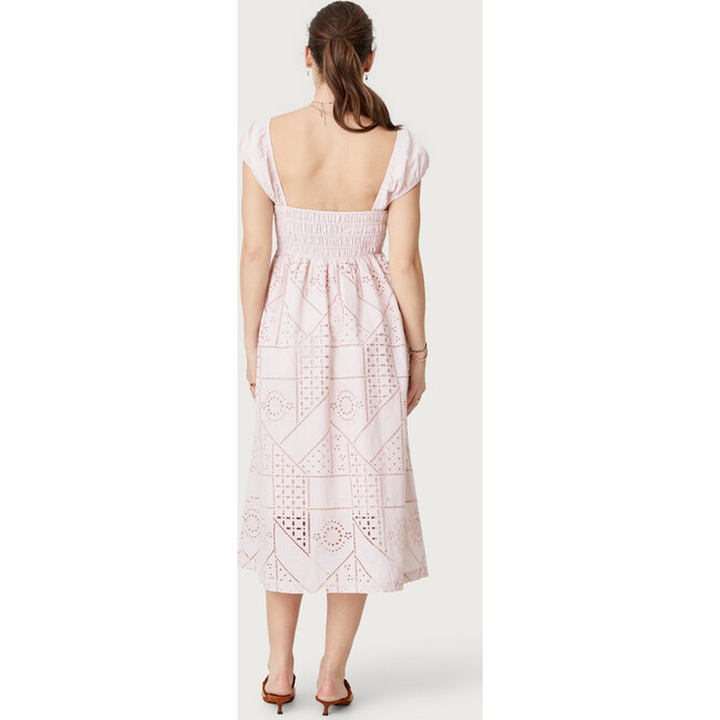 The Women's Ivy Eyelet Midi Dress, Blush Eyelet - Dresses - 4