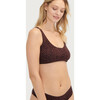 The Women's Skin To Skin Bra, Mocha Leopard - Loungewear - 3