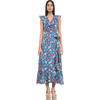 Women's Eris Dress, Melodic Floral Dazzling Blue - Dresses - 1 - thumbnail