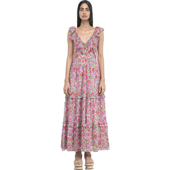 Women's Twiggy Dress, Melodic Floral Bonbon - Dresses - 1