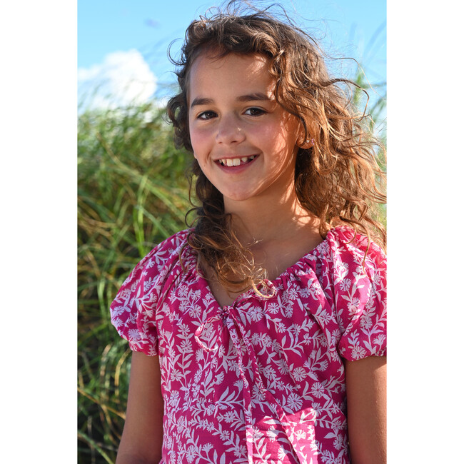 Girls Artemise Dress, Shadow Bloom Paradise - Dresses - 3