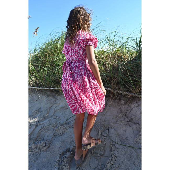 Girls Artemise Dress, Shadow Bloom Paradise - Dresses - 5