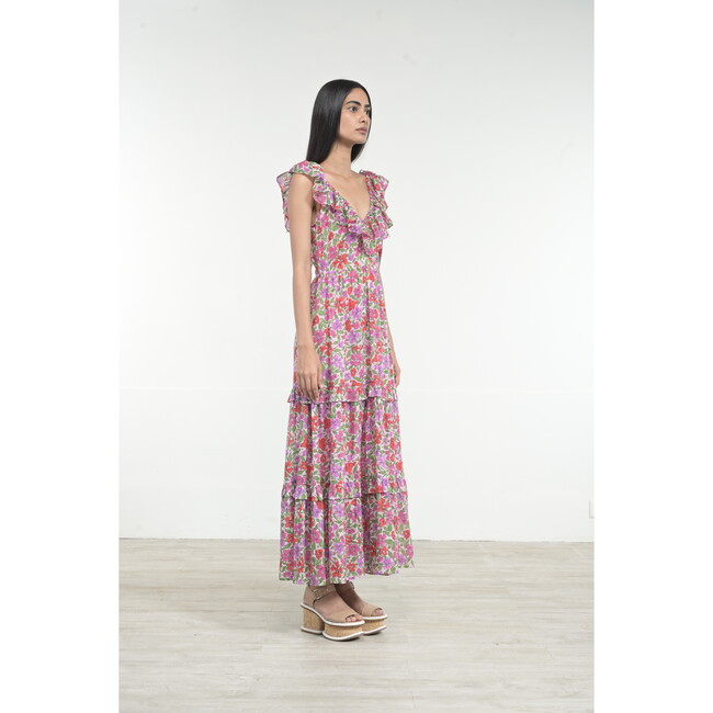 Women's Twiggy Dress, Melodic Floral Bonbon - Dresses - 7