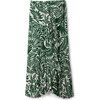 Women's Julia Wrap Skirt, Green Tropics - One Pieces - 1 - thumbnail